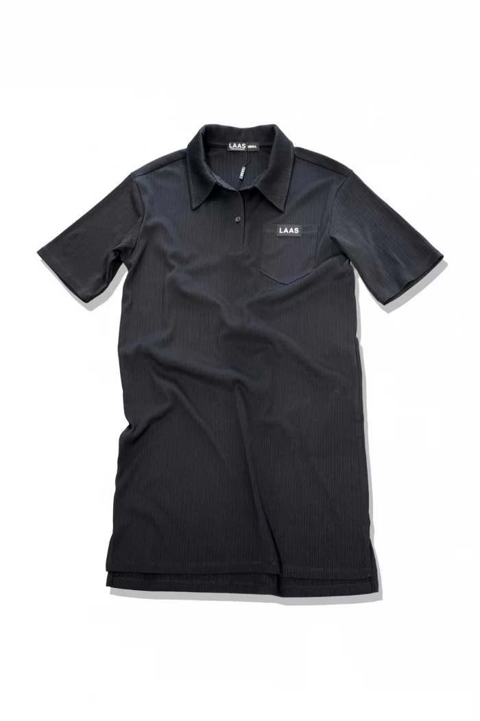 ĐẦM POLO SUÔN TÚI GÂN ĐEN