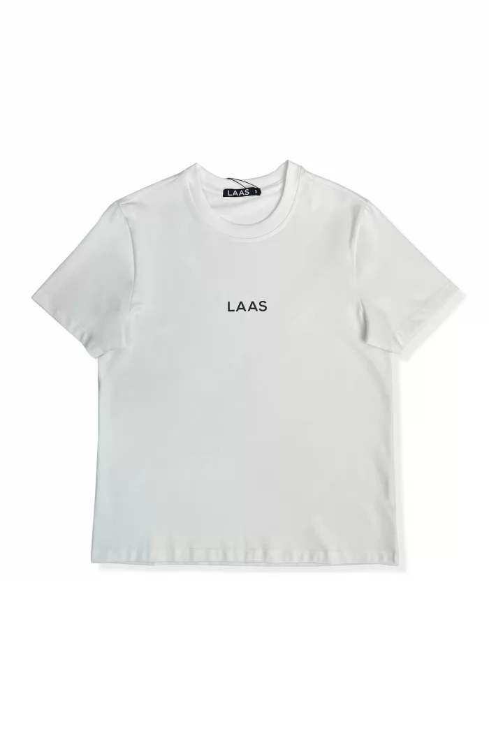 ÁO THUN COTTON IN LAAS TRẮNG