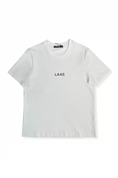 ÁO THUN COTTON IN LAAS TRẮNG