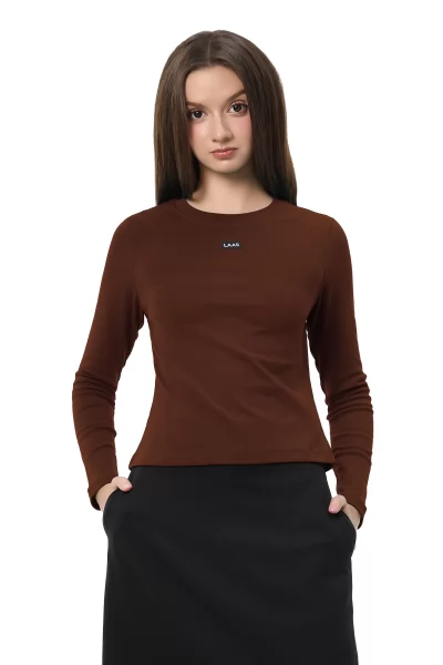 ÁO RIP COTTON TAY DÀI NÂU