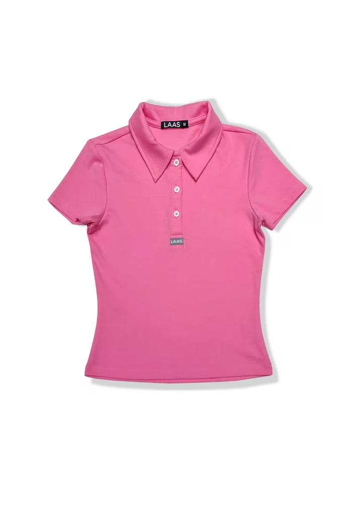 ÁO POLO RIP COTTON TAY NGẮN HỒNG ĐÀO