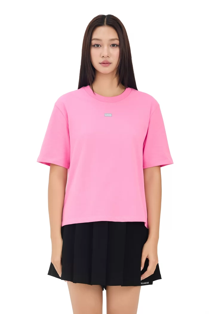 ÁO THUN COTTON 2C TAY NGẮN HỒNG