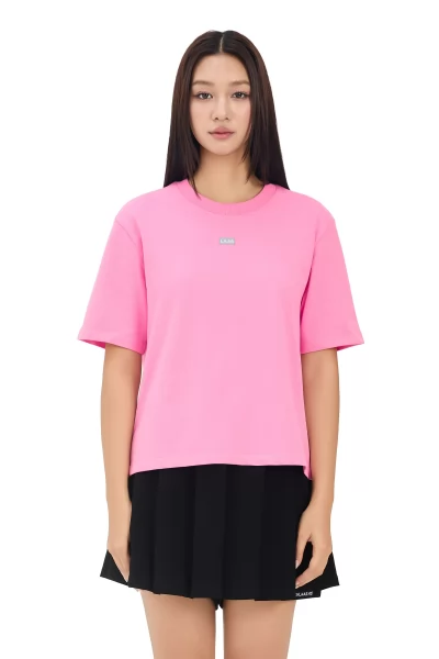 ÁO THUN COTTON 2C TAY NGẮN HỒNG