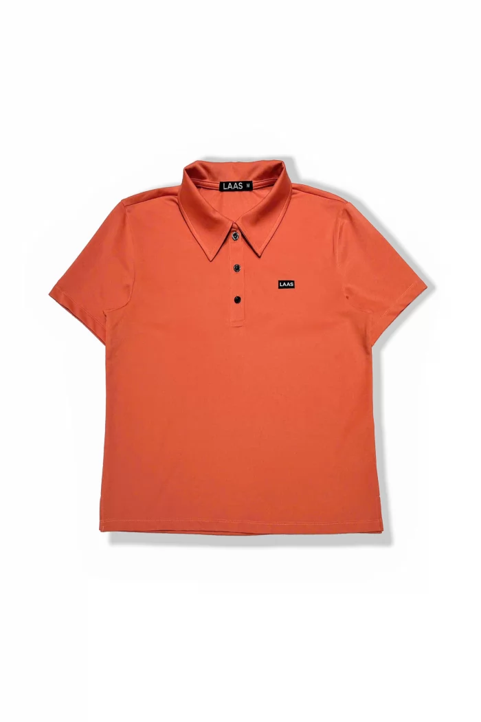 ÁO POLO CVC TAY NGẮN CAM