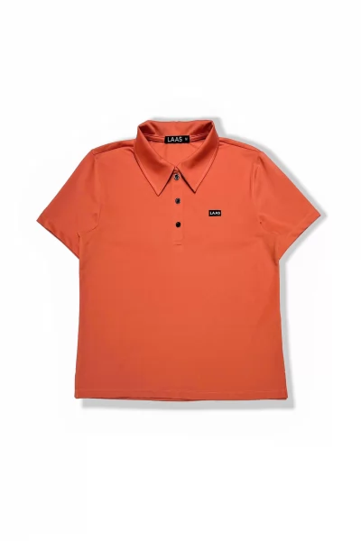 ÁO POLO CVC TAY NGẮN CAM