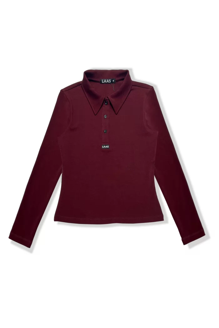 ÁO POLO RIP COTON TAY DÀI RƯỢI NHO