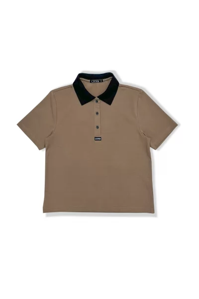 ÁO POLO CÁ SẤU TAY NGẮN NÂU