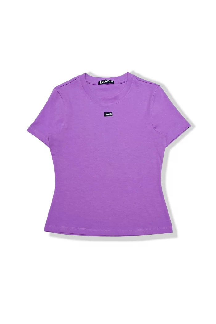 ÁO RIP COTTON TAY NGẮN TÍM