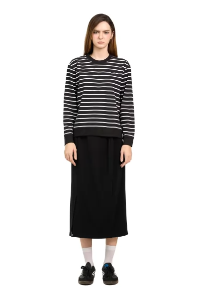 CHÂN VÁY SUÔN GÂN ĐEN