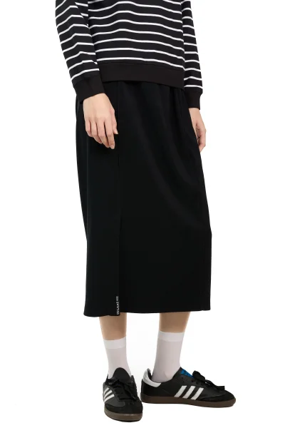 CHÂN VÁY SUÔN GÂN ĐEN