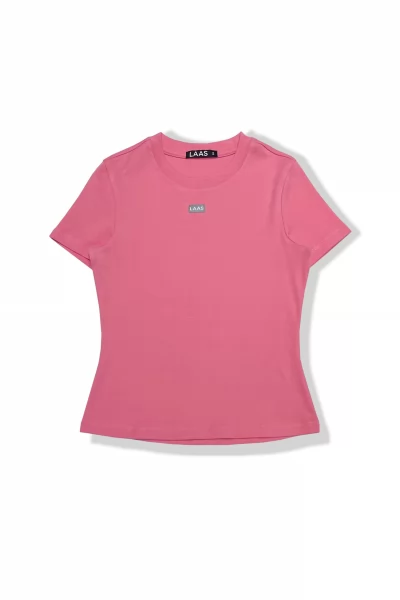 ÁO RIP COTTON TAY NGẮN HỒNG ĐÀO