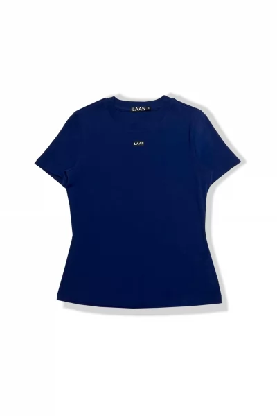 ÁO RIP COTTON TAY NGẮN XANH DƯƠNG