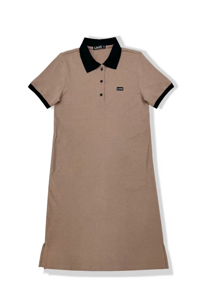 ĐẦM POLO CÁ SẤU SUÔN NÂU