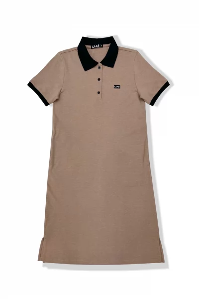 ĐẦM POLO CÁ SẤU SUÔN NÂU