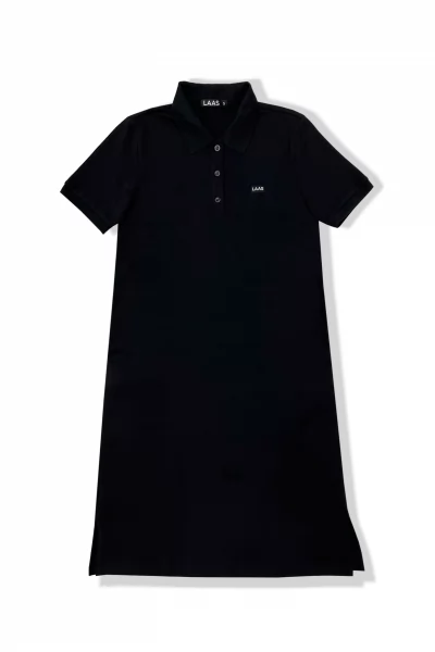 ĐẦM POLO CÁ SẤU SUÔN ĐEN