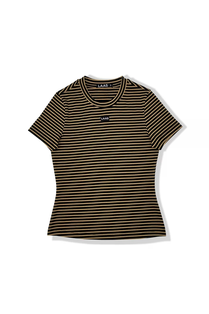 ÁO RIP SỌC TAY NGẮN ĐEN VÀNG