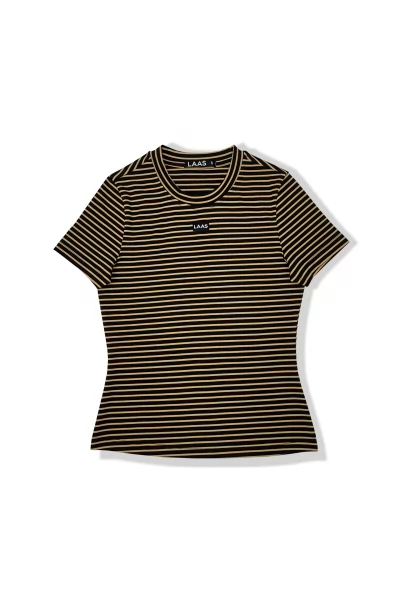 ÁO RIP SỌC TAY NGẮN ĐEN VÀNG