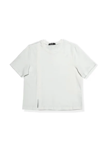 ÁO THUN XẺ TÀ TRƯỚC TRẮNG